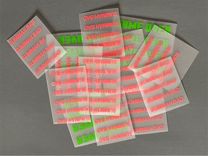 HS/CP-001 Cold Peel PET Transfer Release Films for Screenprinting